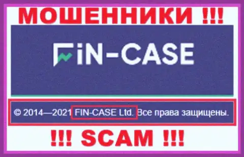 Юр лицом Fin-Case Com считается - FIN-CASE LTD