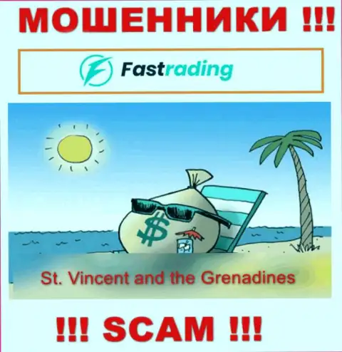 Оффшорные интернет-разводилы FasTrading Com скрываются вот тут - St. Vincent and the Grenadines