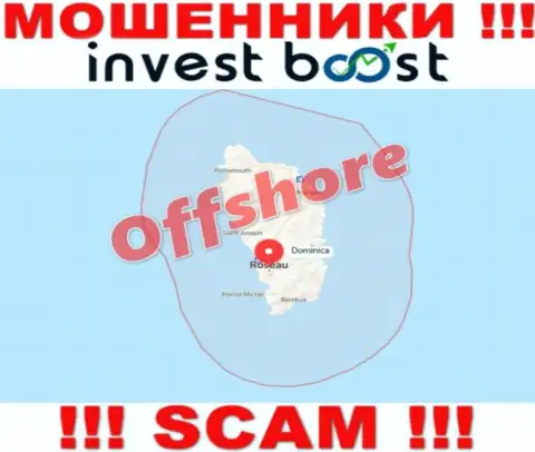 На онлайн-сервисе InvestBoost указано, что они разместились в оффшоре на территории Dominica