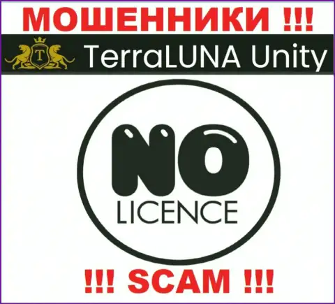 Ни на веб-сервисе TerraLunaUnity Com, ни в глобальной интернет сети, информации об номере лицензии данной компании НЕТ