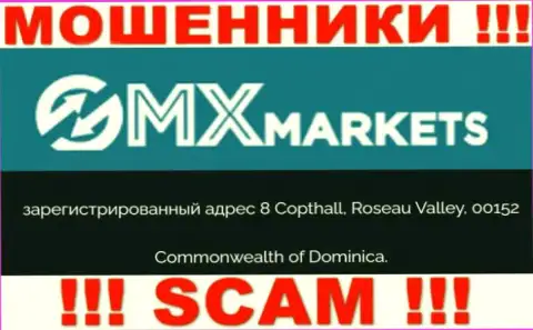GMXMarkets Com - это МОШЕННИКИГМИкс МаркетсПрячутся в оффшоре по адресу - 8 Copthall, Roseau Valley, 00152 Commonwealth of Dominica