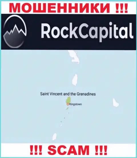 С организацией Rock Capital сотрудничать РИСКОВАННО - скрываются в оффшорной зоне на территории - St. Vincent and the Grenadines