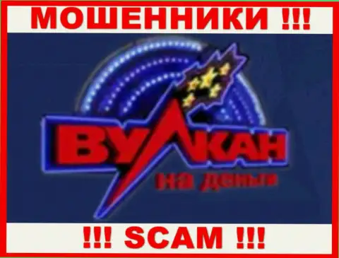 Логотип МОШЕННИКОВ Vulkan na dengi