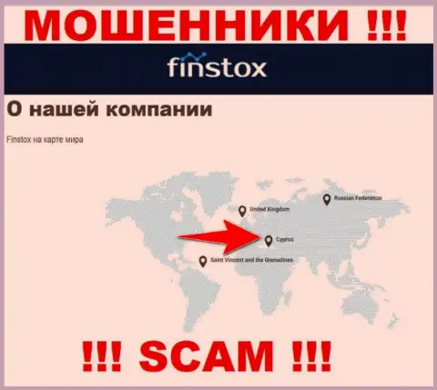 Finstox Com - это internet мошенники, их место регистрации на территории Кипр