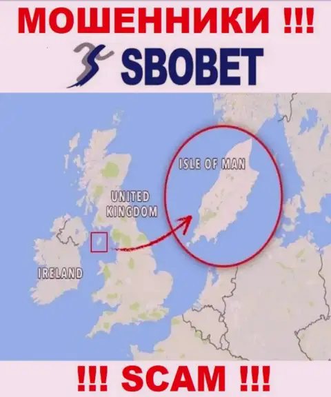 В конторе SboBet спокойно разводят клиентов, потому что скрываются в офшорной зоне на территории - Isle of Man