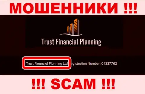 Trust Financial Planning Ltd - это руководство преступно действующей компании Траст-Файнэншл-Планнинг