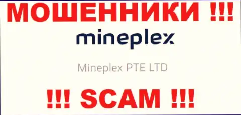 Руководством MinePlex Io оказалась контора - МинеПлекс ПТЕ ЛТД