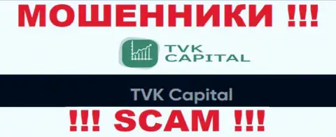 TVK Capital это юридическое лицо интернет-мошенников TVKCapital Com