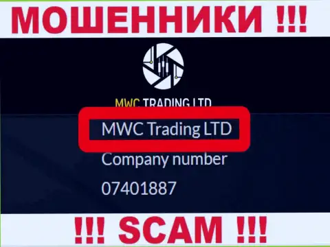 На web-ресурсе МВКТрейдинг Лтд говорится, что MWC Trading LTD - это их юридическое лицо, но это не обозначает, что они добропорядочные