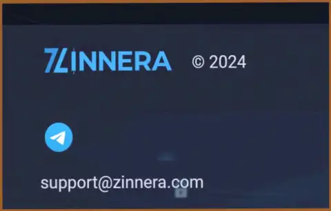 Е-мейл организации Zinnera Com