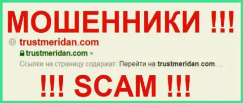 TrustMeridan Com - это МОШЕННИК !!! SCAM !!!
